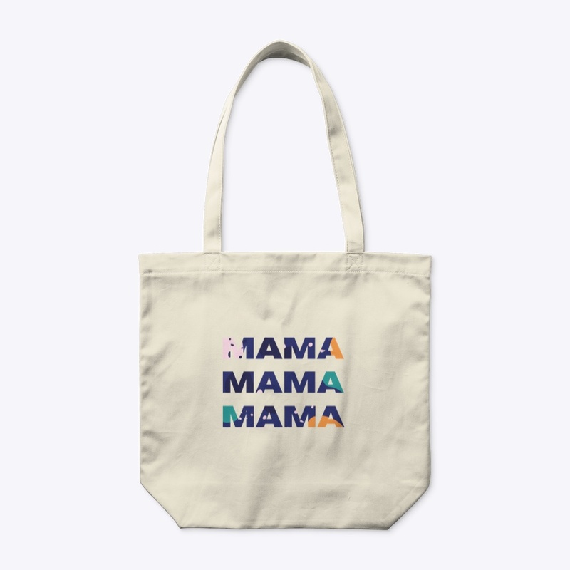 Mama large print pattern.
