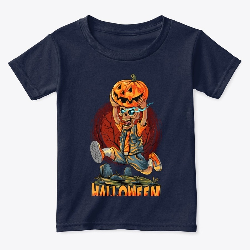 cute halloween zombies running shirt