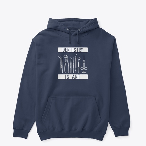 Dentistry Skill Dental Profession Navy Camiseta Front