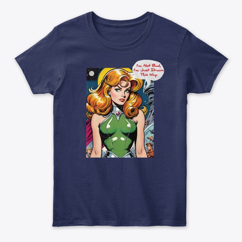 Funny Sexy Pun Trendy Comic Art Style 