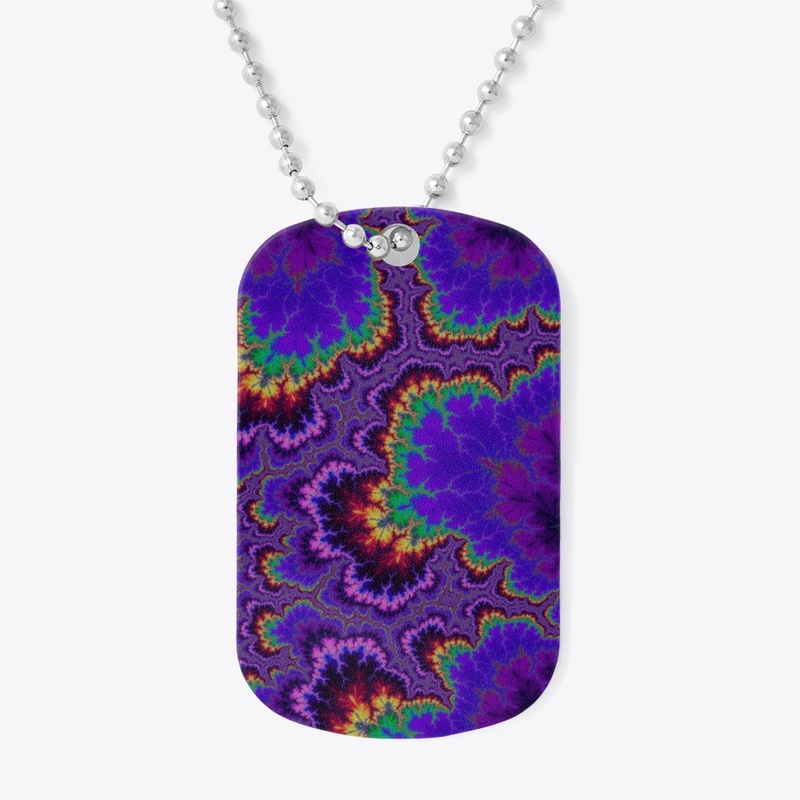 Colorful Trippy Hippie Rainbow Fractal