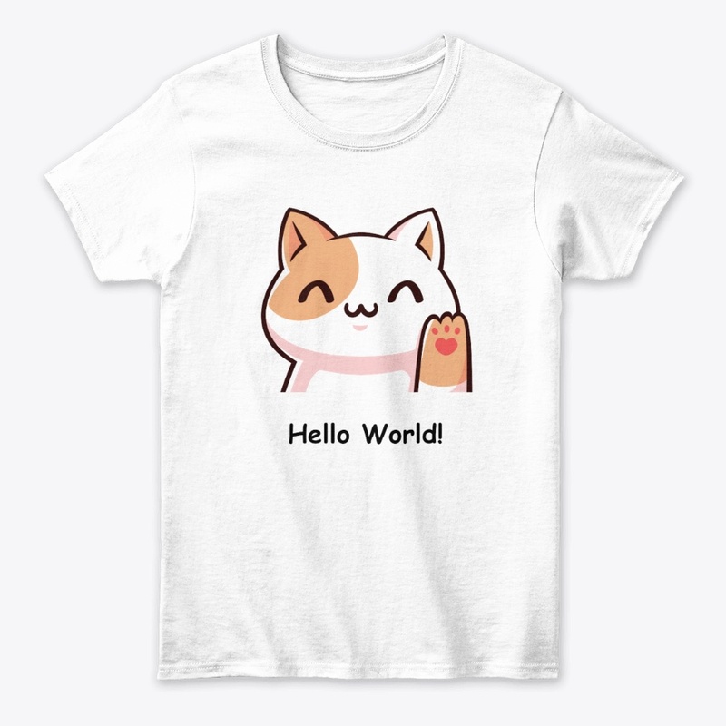 HELLO WORLD- CUTE CAT