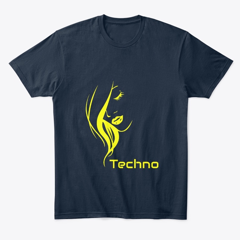Techno Girl Retro Vintage Dance EDM Kiss