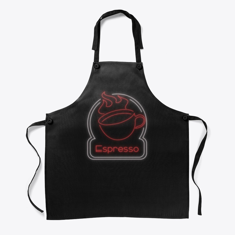Red and whitish-pink Neon Espresso