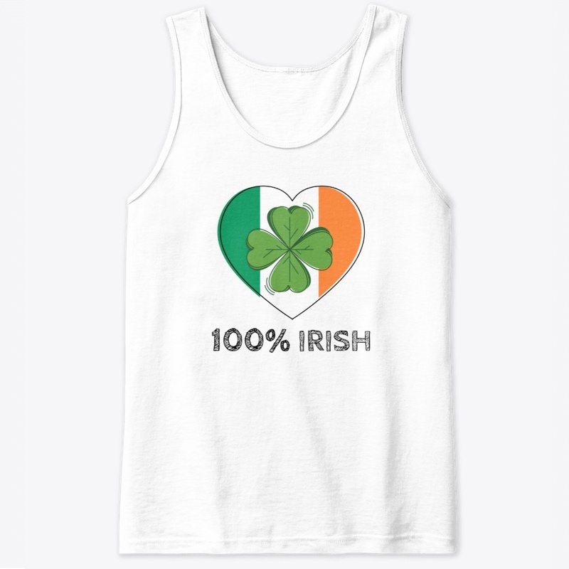 100% Irish Tee - St Patrick's Day