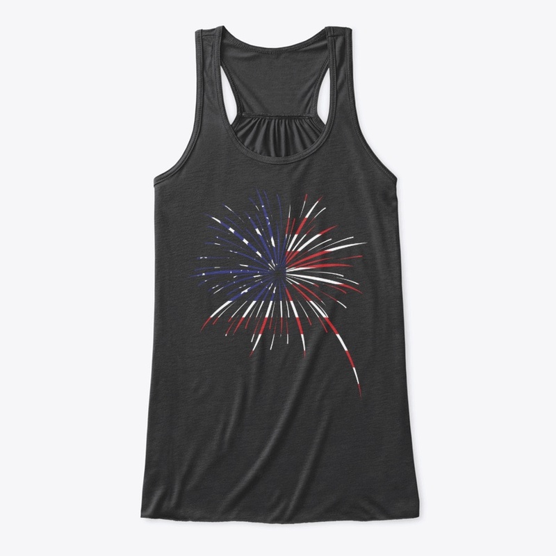 Fireworks flag