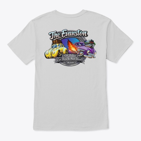 12 Annual Light Steel T-Shirt Back