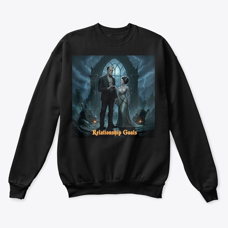 Frankenstein With Bride Heart Hands