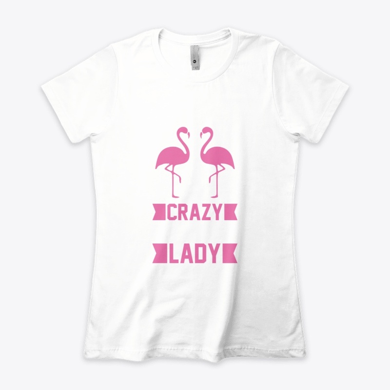 crazy flamingo lady