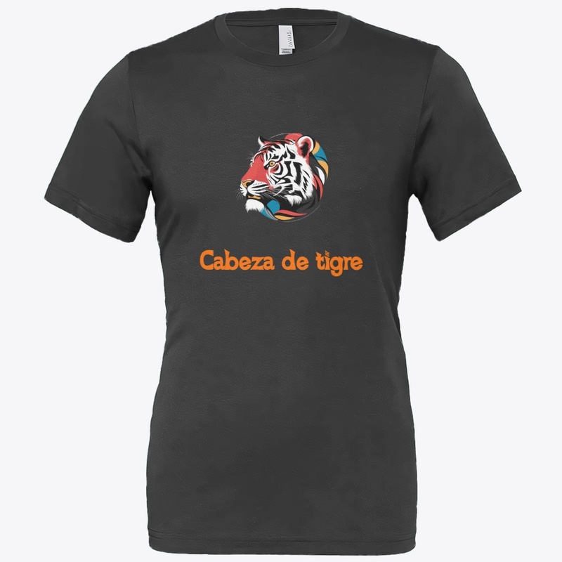 Cabeza de tigre-T-Shirt, 
