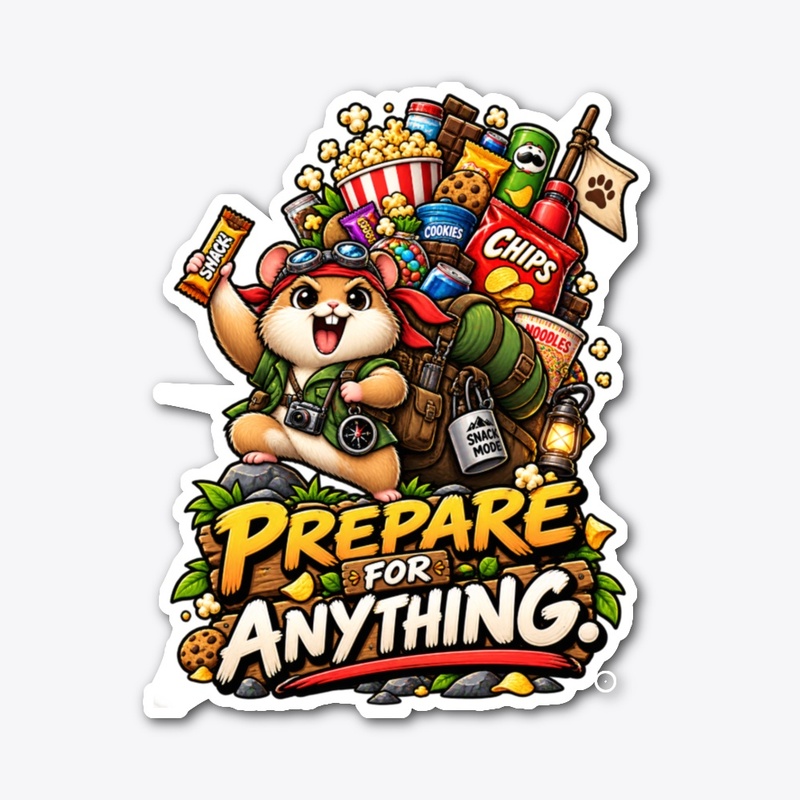 Prepare for Anything Funny Hamster 