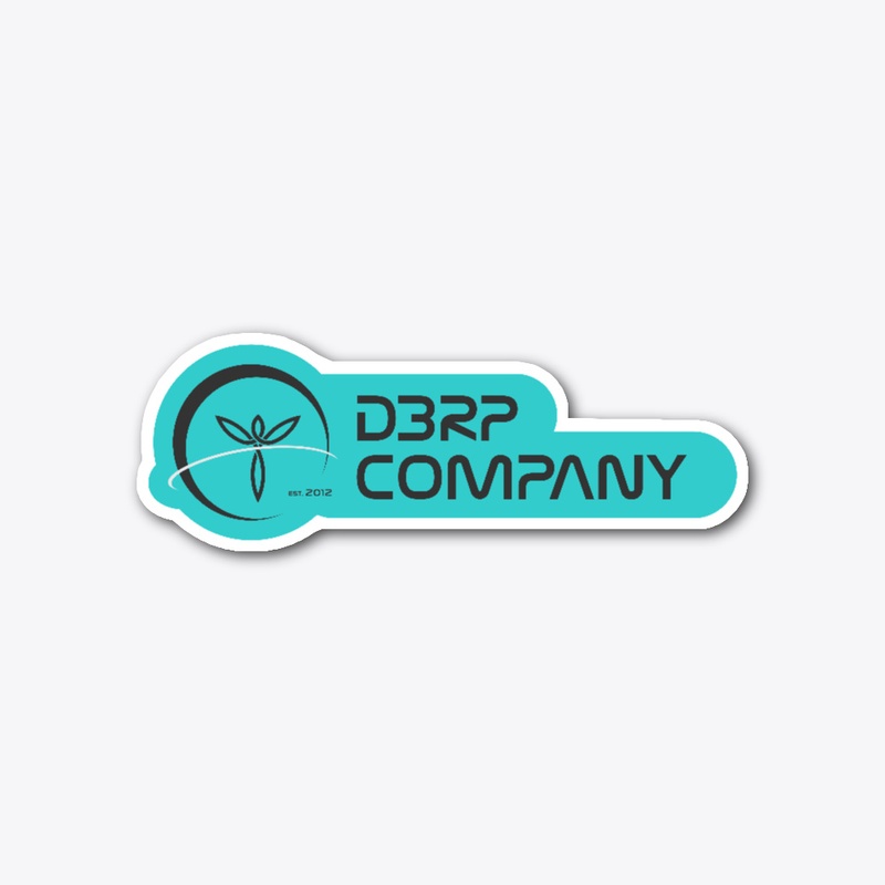 D3RP Logo Alt Sticker - Teal
