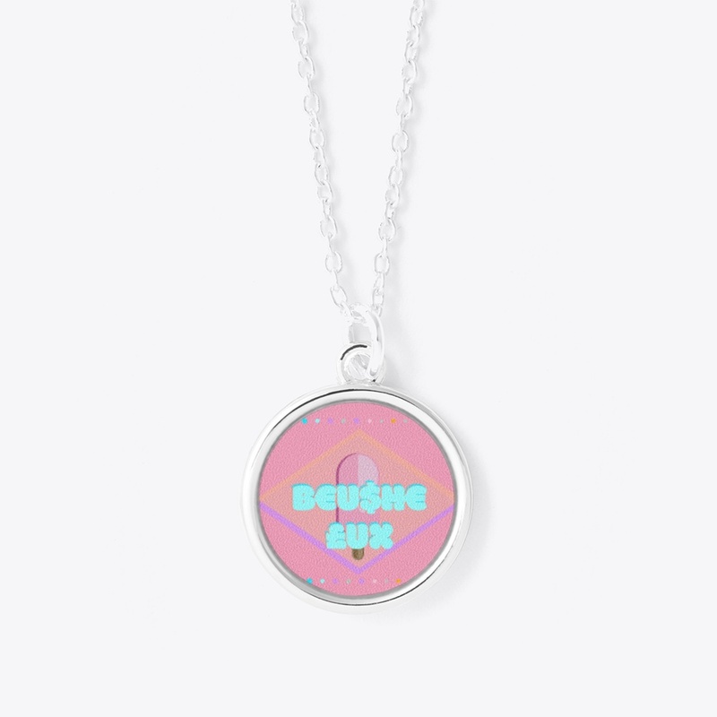 Blush Beushelux Circle Pendant Necklace