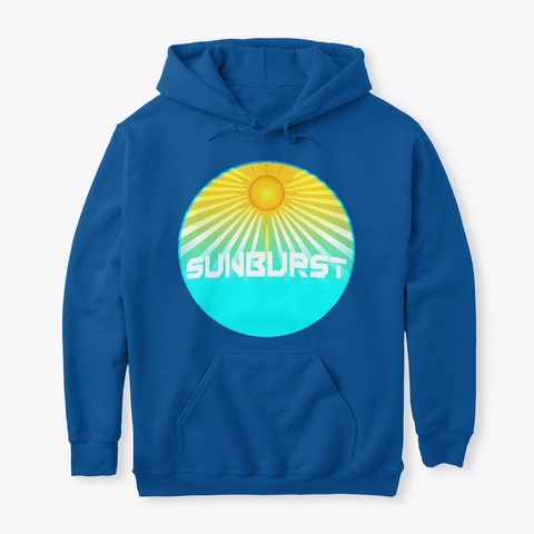 Sunburst Merch Royal T-Shirt Front