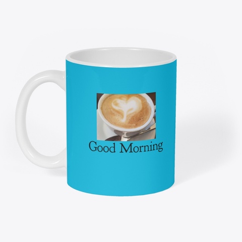 Mug Vivid Blue T-Shirt Front