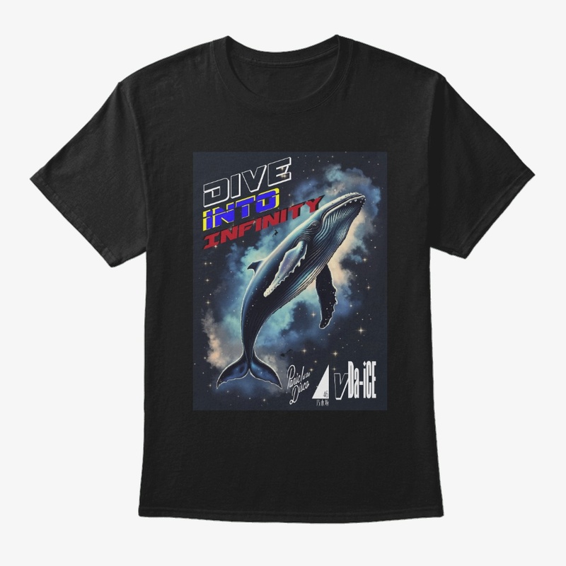 Dive Into Infinity Dark Whale Unisex Tee