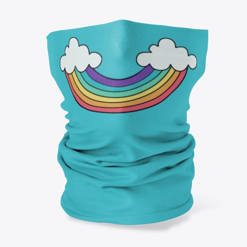 Rainbow Smile Neck Gaiter