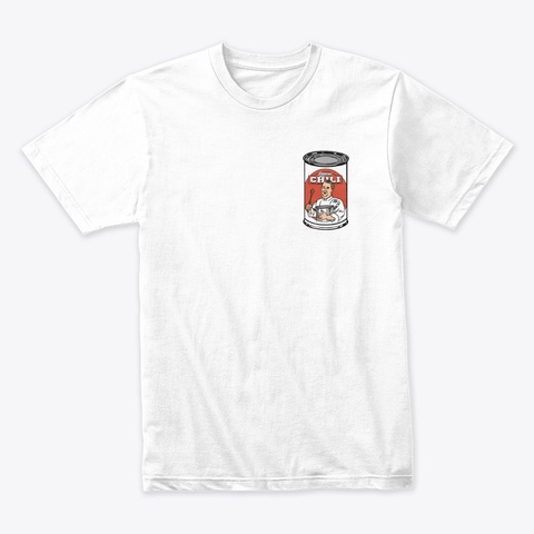 Famous Chili Tee White T-Shirt Front
