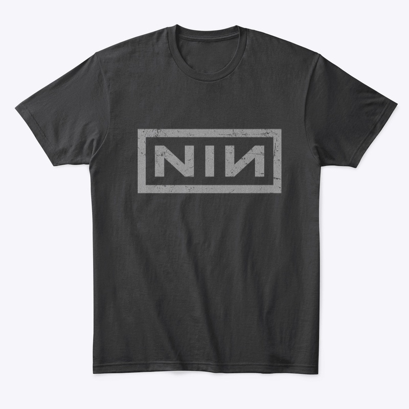 NIN (Distressed in Static Silver)