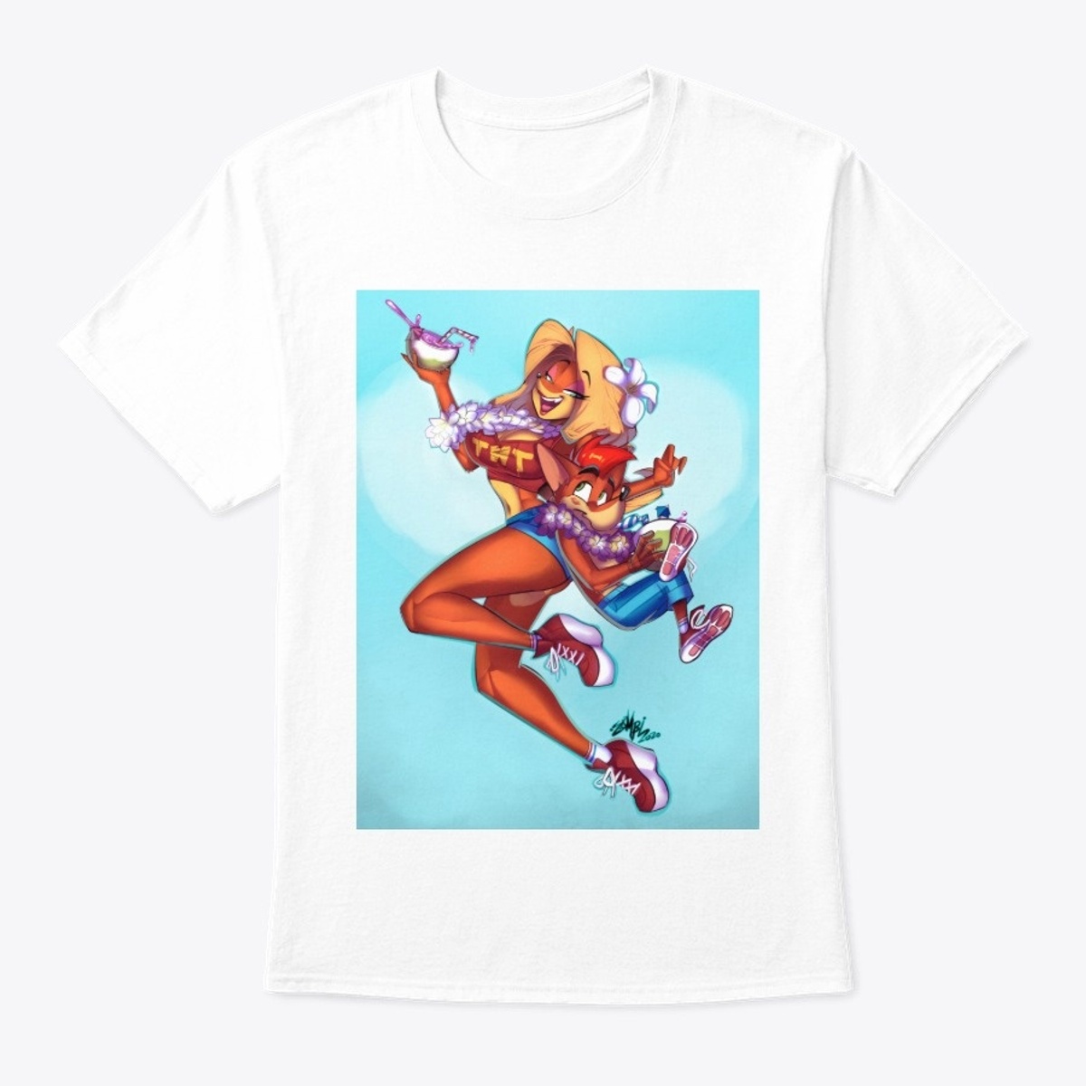 vaultroom × Crash Bandicoot ANGEL TEE XL vaultroom × Crash Bandicoot ANGEL TEE XL