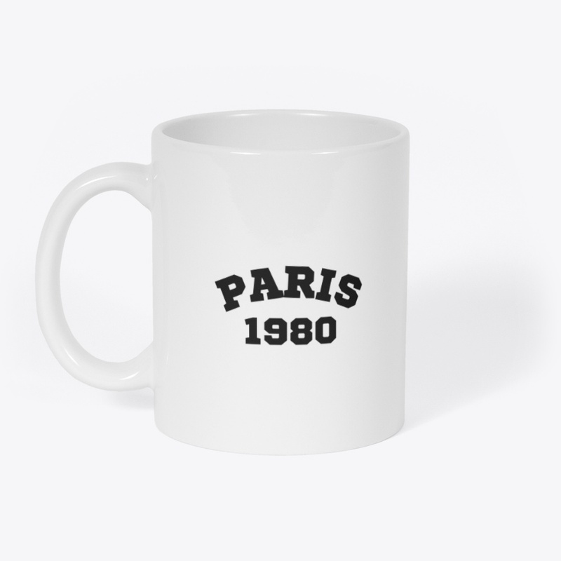 Paris 1980 graphic t-shirt