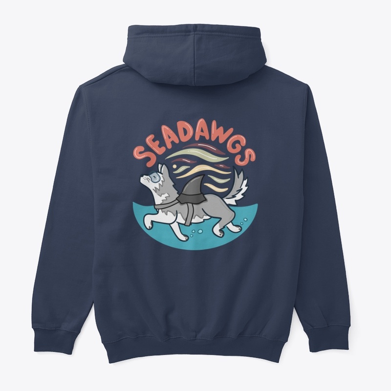 Shark Floaty Husky Hoodie