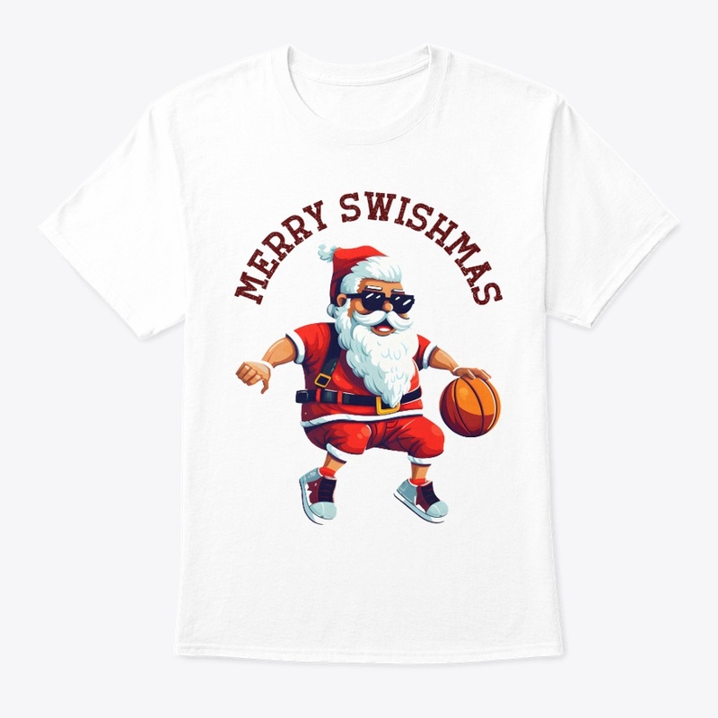 Merry Swishmas Santa Basketball