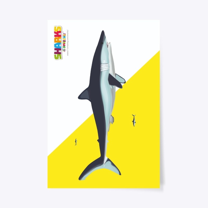 Shark and Babies Poster