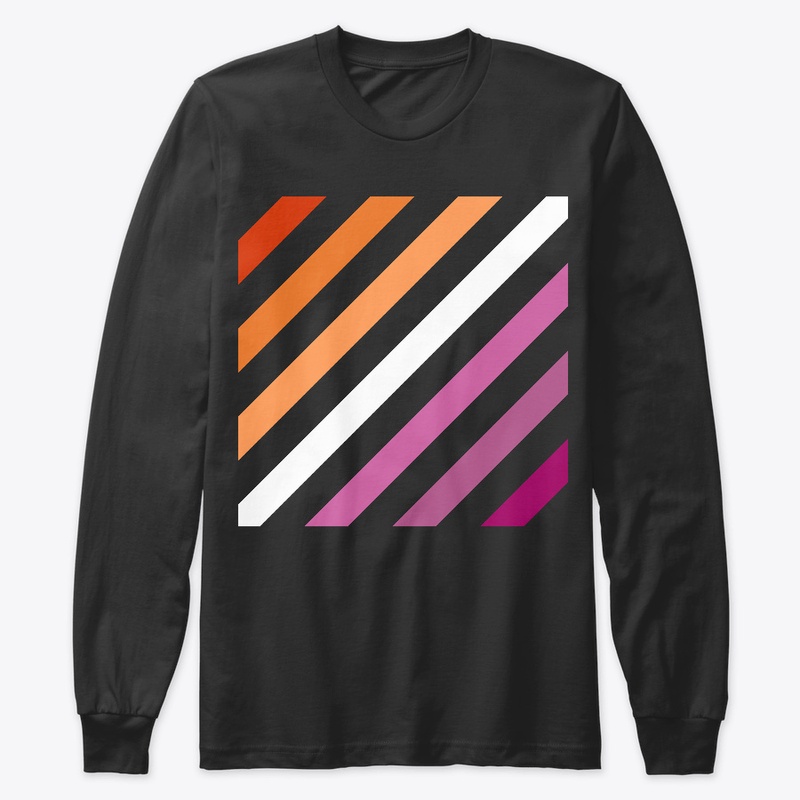 Lesbian Flag (Diagonal Stripes)