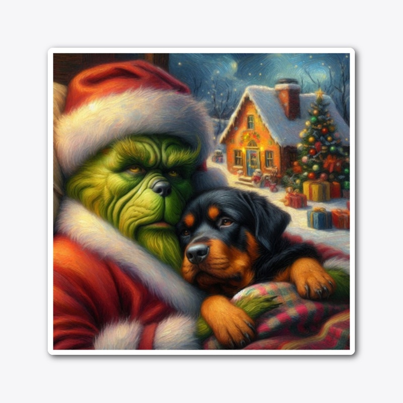 Rottweiler's Christmas Eve