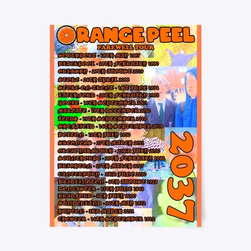 Orange Peel 2037 Farewell Tour Poster
