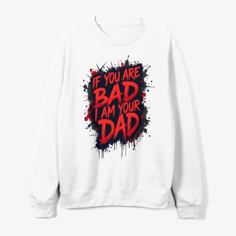 Bold Dad Joke Graffiti Streetwear Design