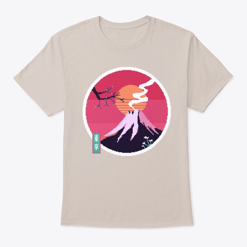 vapore wave mon fuji