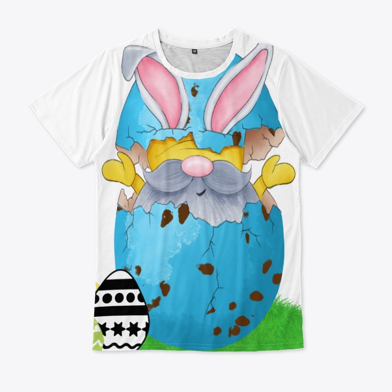 Happy Easter Gnome with Bunny Ears