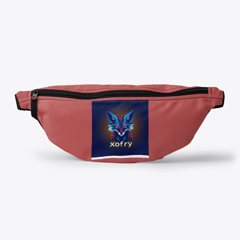  Dynamic Fox Logo with Cool Blue 