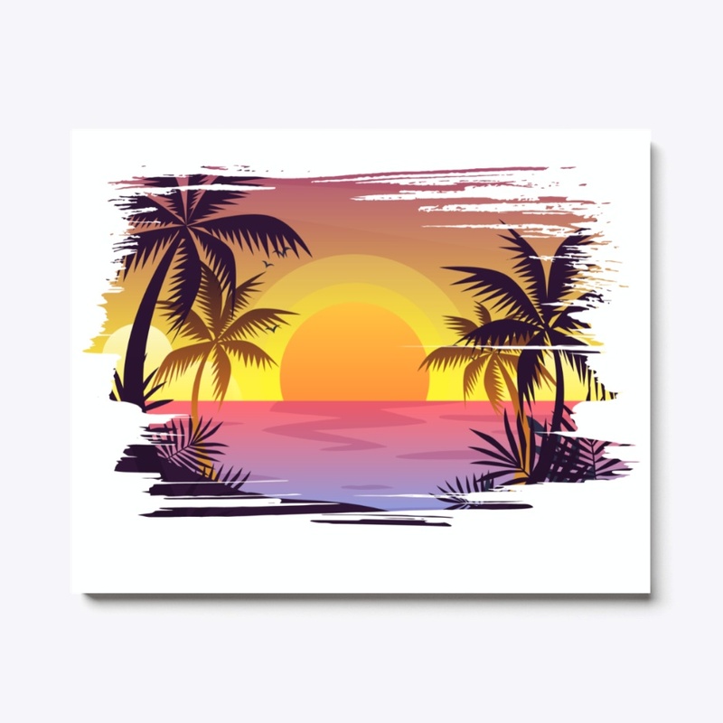 Sunset By The Beach