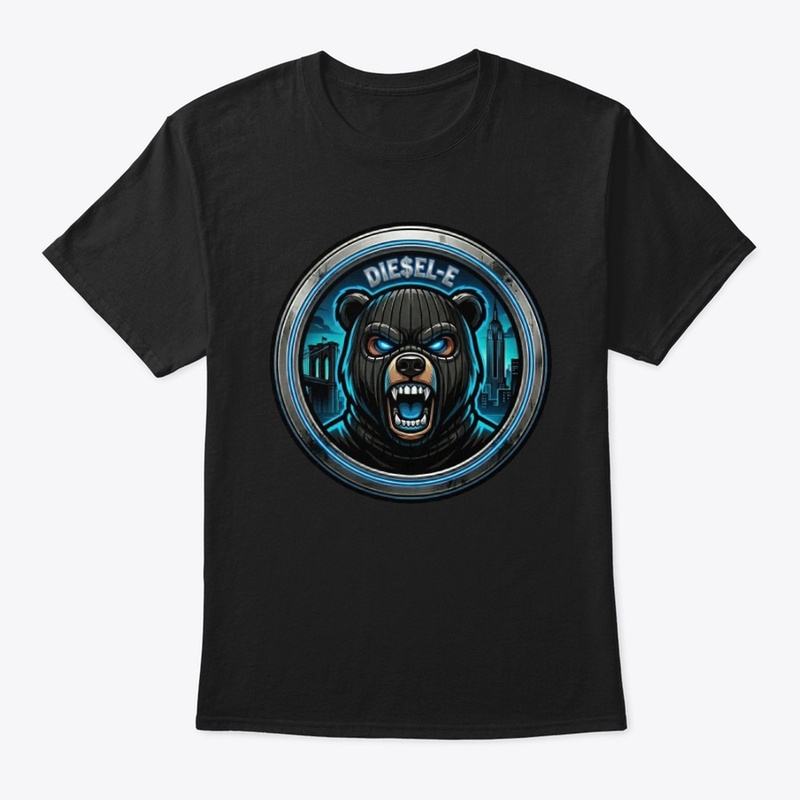 DIE$EL-E Bear Ski Mask 2026 Logo(Blue)