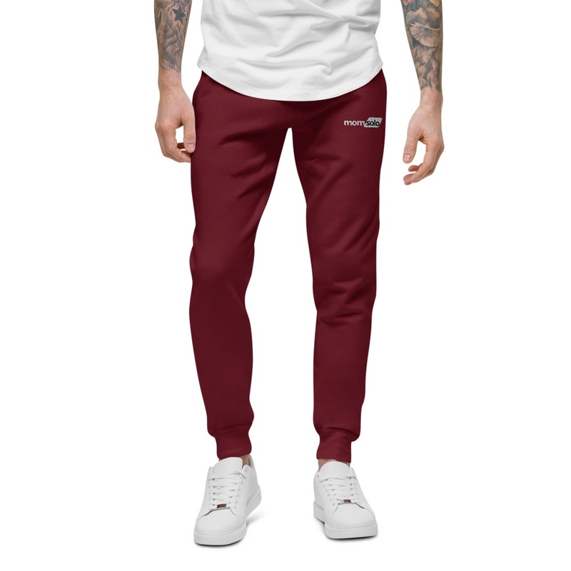 Mom Solo Joggers - White