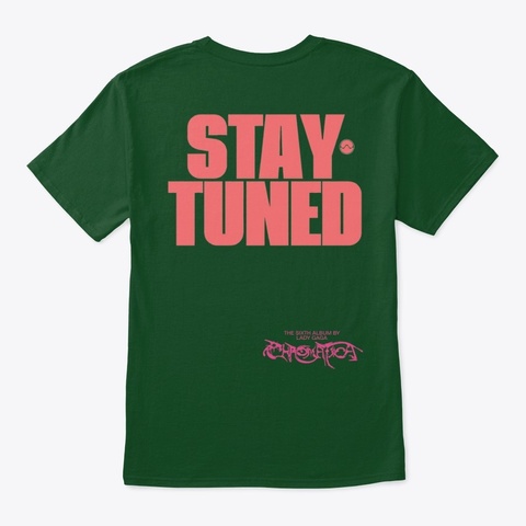 Little Delulu's Merch Deep Forest T-Shirt Back
