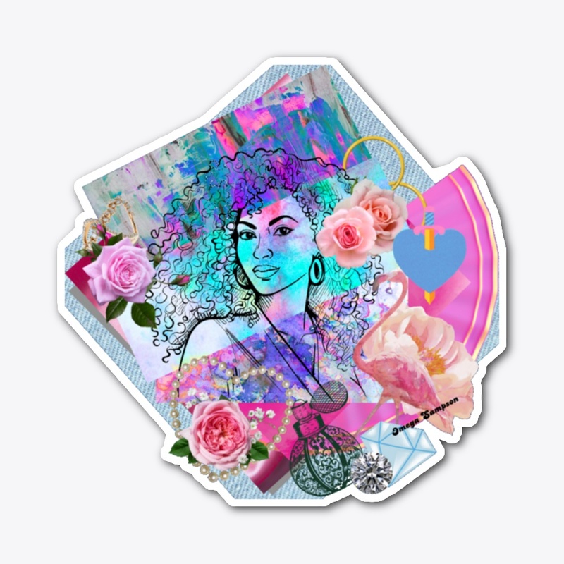 Pink Erzulie Freda Collage 