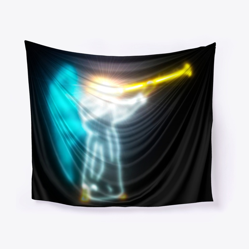 Angel blowing the trumpet 