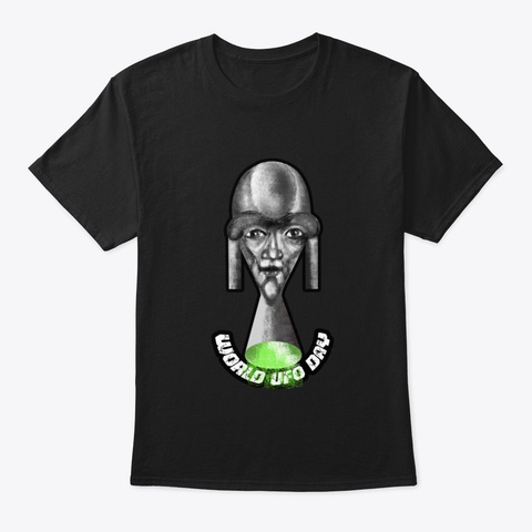 World Ufo Day Qp4wq Black T-Shirt Front
