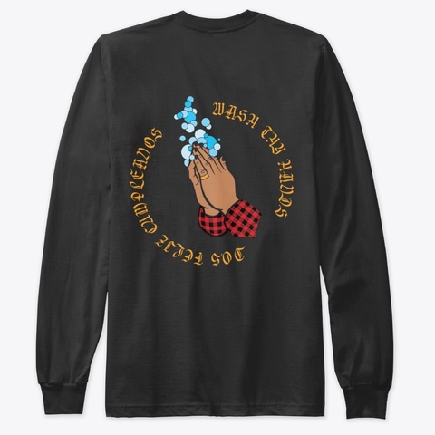 Hugas Kamay Black T-Shirt Back