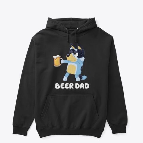 Beer Dad Black T-Shirt Front