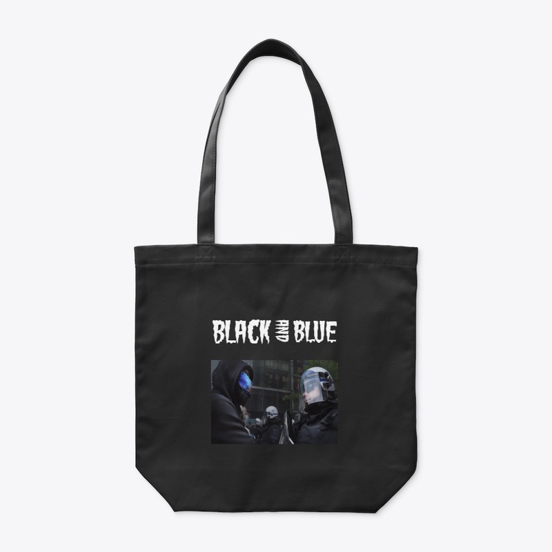 Black And Blue Face Mask