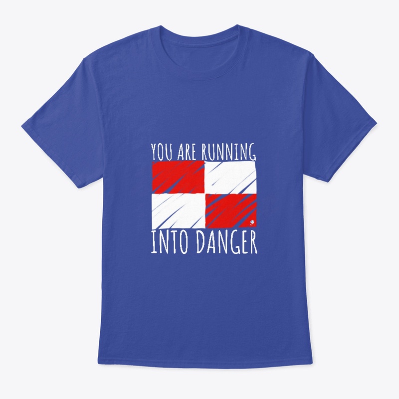 Sail Ho! Danger flag tee-shirt