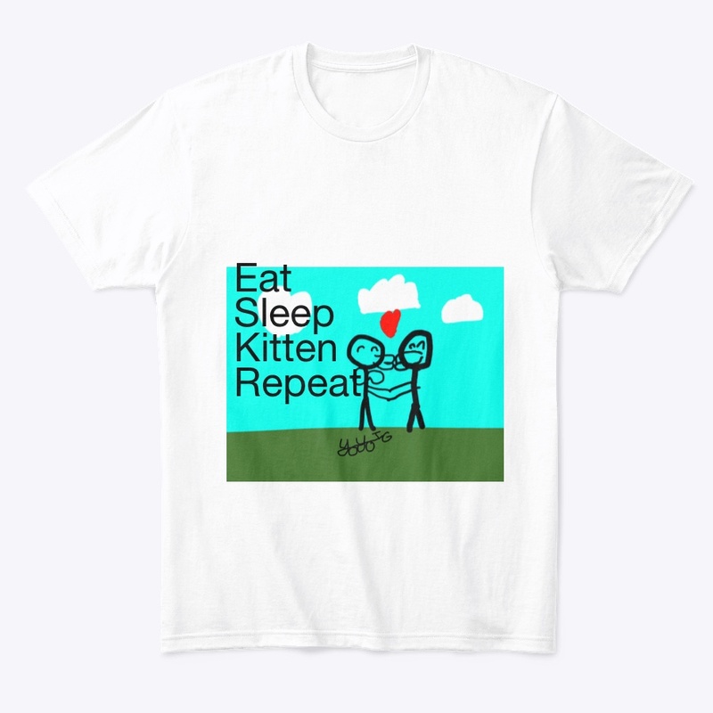 Eat sleep kitten repeat line