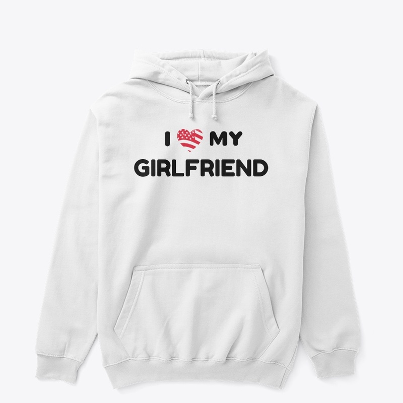 I love my girlfriend (USA flag)