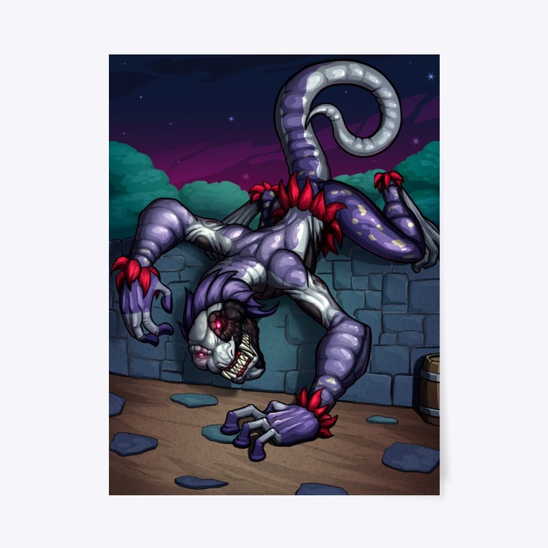 The Shifting Moon Dragon POSTER