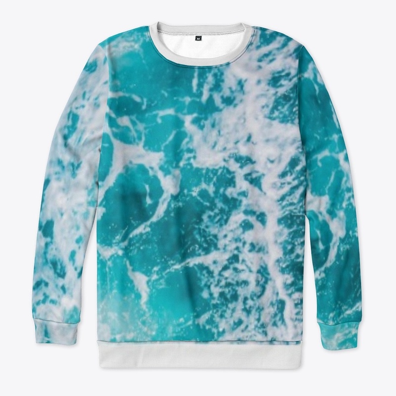 Beautiful Blue Ocean Waves